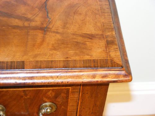 A 19TH CENTURY MAHOGANY AND INLAID LOWBOY - ADDITIONAL PHOTO 8