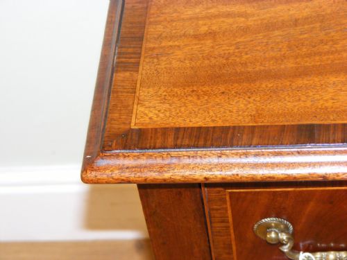 A 19TH CENTURY MAHOGANY AND INLAID LOWBOY - ADDITIONAL PHOTO 9