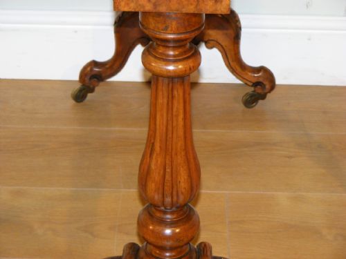 A VICTORIAN BURR WALNUT SUTHERLAND TABLE - ADDITIONAL PHOTO 7