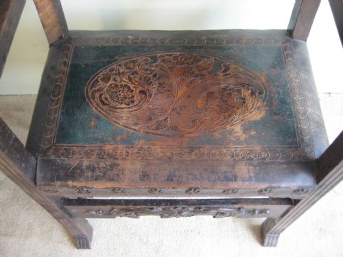 PAIR THRONE CHAIRS - ADDITIONAL PHOTO 7