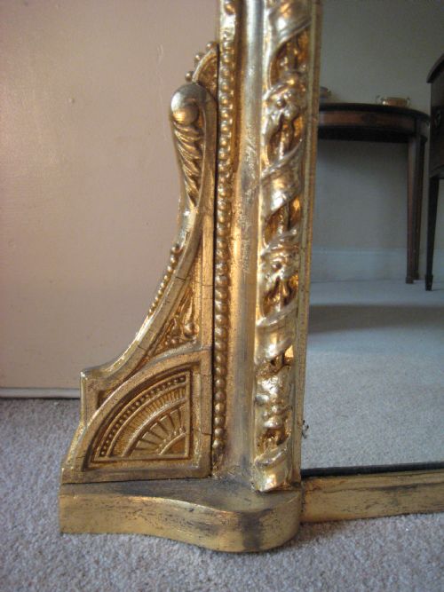 GILT ARCH TOP OVERMANTEL - ADDITIONAL PHOTO 1
