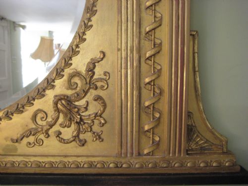 GILT ADAMS STYLE OVERMANTEL - ADDITIONAL PHOTO 4