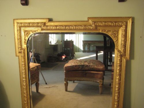 FRENCH GILT OVERMANTEL - ADDITIONAL PHOTO 1