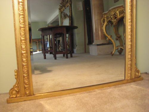 FRENCH GILT OVERMANTEL - ADDITIONAL PHOTO 3