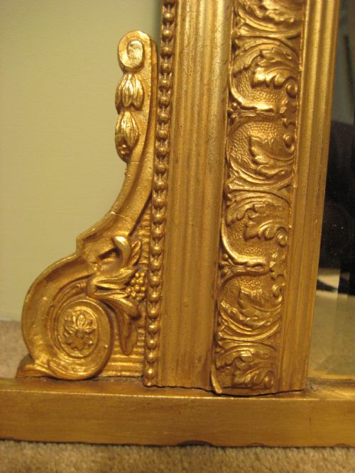 FRENCH GILT OVERMANTEL - ADDITIONAL PHOTO 4