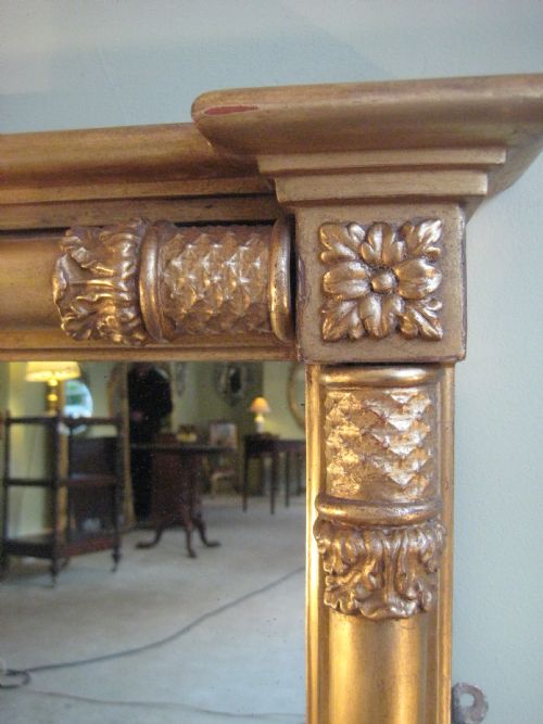 REGENCY STYLE GILT TRIPLEPLATE OVERMANTEL - ADDITIONAL PHOTO 2