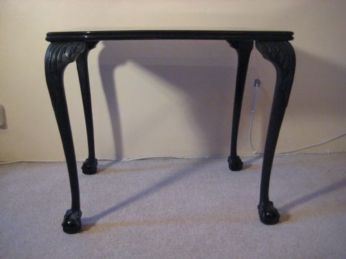 EBONISED OCCASIONAL TABLE - ADDITIONAL PHOTO 2