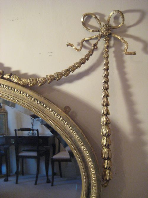 GILT ADAMS STYLE OVERMANTEL - ADDITIONAL PHOTO 4
