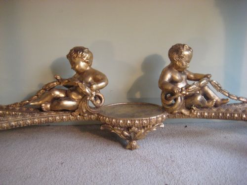 19TH CENTURY LOUIS XVI STYLE GILT CONSOLE TABLE - ADDITIONAL PHOTO 6