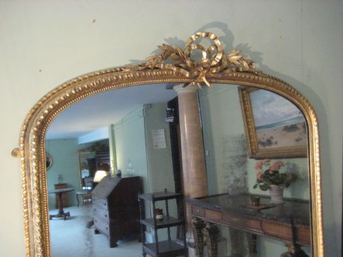 19TH CENTURY GILT OVERMANTLE - ADDITIONAL PHOTO 1