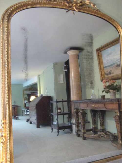 19TH CENTURY GILT OVERMANTLE - ADDITIONAL PHOTO 4