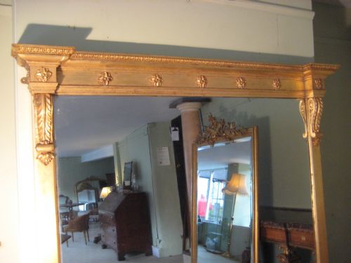 19TH CENTURY GILT OVERMANTEL - ADDITIONAL PHOTO 1