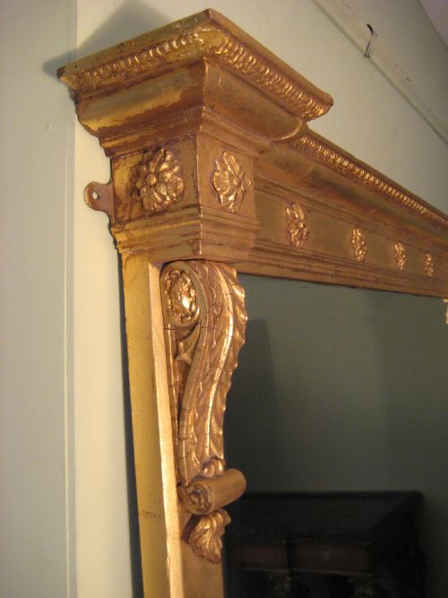 19TH CENTURY GILT OVERMANTEL - ADDITIONAL PHOTO 3