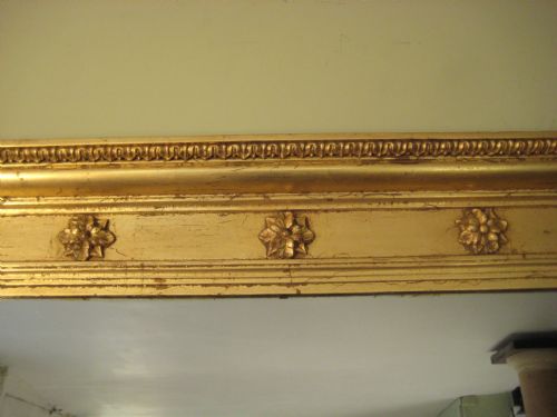 19TH CENTURY GILT OVERMANTEL - ADDITIONAL PHOTO 4
