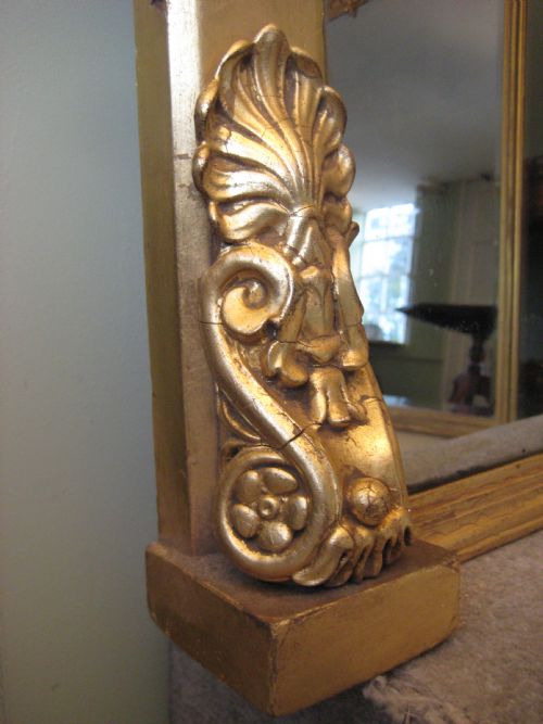 19TH CENTURY GILT OVERMANTEL - ADDITIONAL PHOTO 5