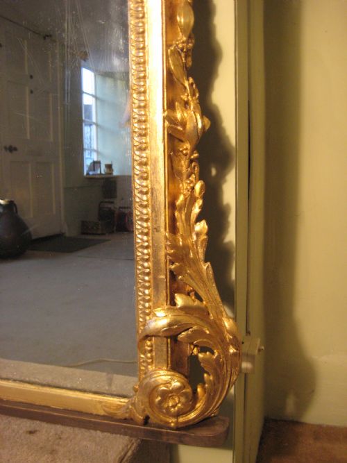 19TH CENTURY GILT ARCHTOP OVERMANTEL - ADDITIONAL PHOTO 2
