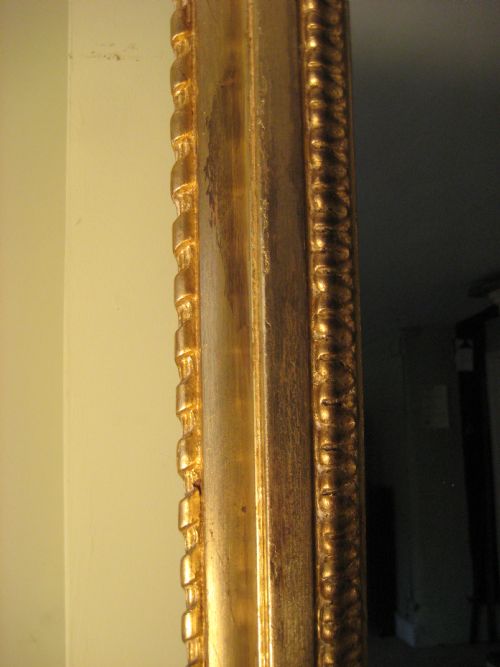 19TH CENTURY GILT ARCHTOP OVERMANTEL - ADDITIONAL PHOTO 3
