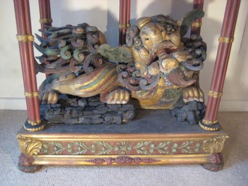 PAIR OF CHINESE 'DOG OF FO' TABLES - ADDITIONAL PHOTO 2