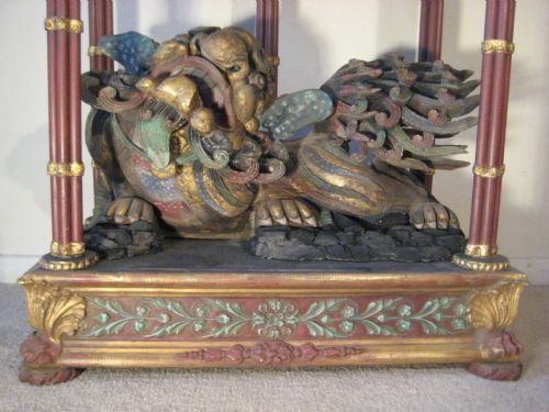 PAIR OF CHINESE 'DOG OF FO' TABLES - ADDITIONAL PHOTO 7