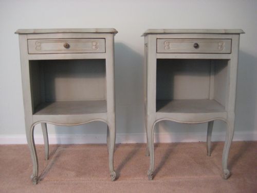 pair of french painted cabinets - CATEGORY: ANTIQUE CABINETS - DATED 1920
