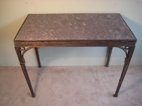 ART NOUVEAU METALWORK TABLE - ADDITIONAL PHOTO 1