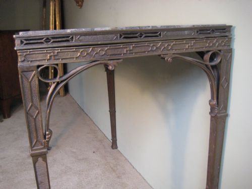 ART NOUVEAU METALWORK TABLE - ADDITIONAL PHOTO 4