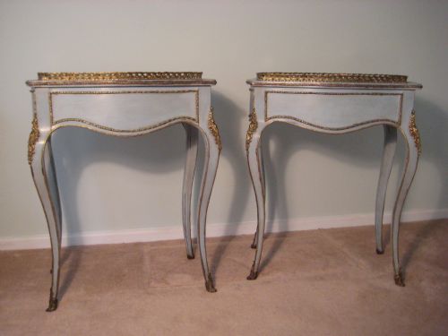 PAIR LOUIS XV STYLE JARDINIERE TABLES - ADDITIONAL PHOTO 14