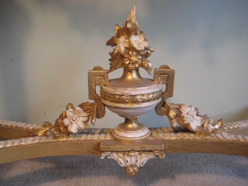 FRENCH 19TH CENTURY LOUIS XVI STYLE GILT CONSOLE TABLE - ADDITIONAL PHOTO 9
