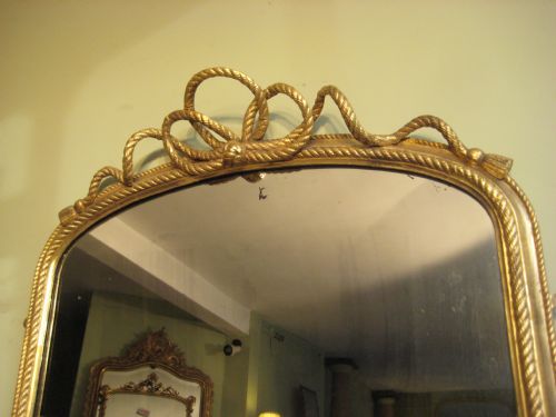 19TH CENTURY GILT OVERMANTLE - ADDITIONAL PHOTO 1