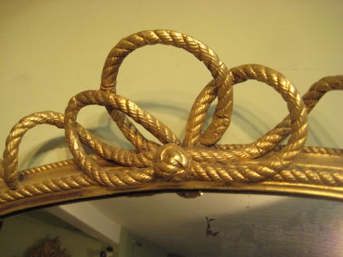 19TH CENTURY GILT OVERMANTLE - ADDITIONAL PHOTO 2