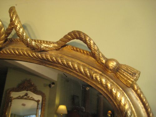 19TH CENTURY GILT OVERMANTLE - ADDITIONAL PHOTO 3