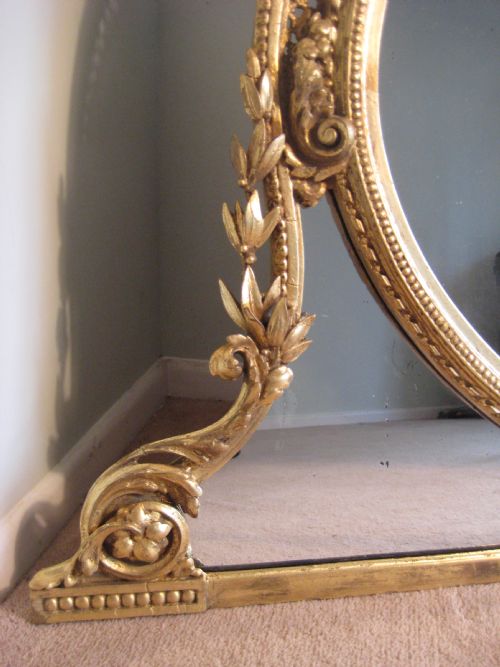 19TH CENTURY GILT 'NOSOTTI' OVERMANTEL - ADDITIONAL PHOTO 1