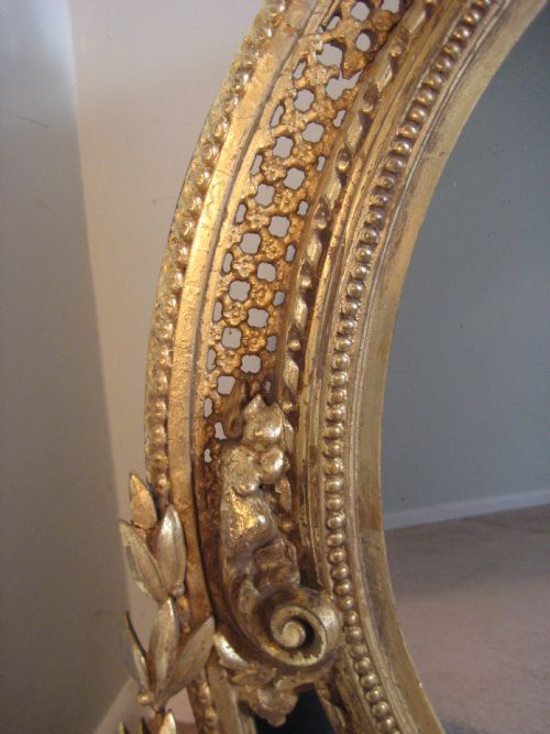 19TH CENTURY GILT 'NOSOTTI' OVERMANTEL - ADDITIONAL PHOTO 2