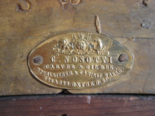 19TH CENTURY GILT 'NOSOTTI' OVERMANTEL - ADDITIONAL PHOTO 5