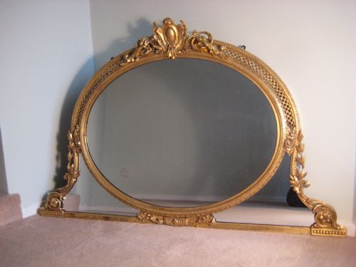 19TH CENTURY GILT 'NOSOTTI' OVERMANTEL - ADDITIONAL PHOTO 6