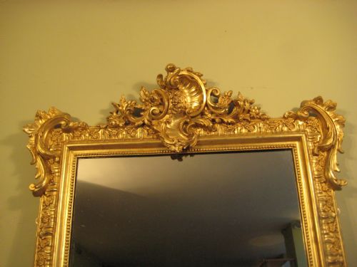 FRENCH GILT MIRROR - ADDITIONAL PHOTO 1