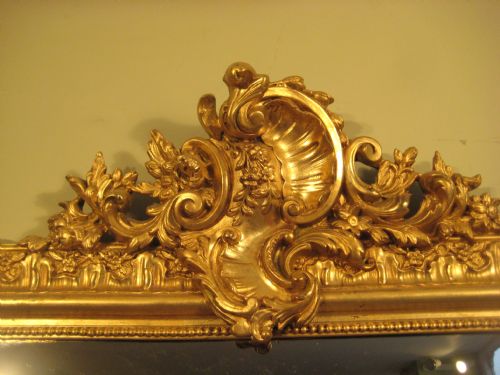 FRENCH GILT MIRROR - ADDITIONAL PHOTO 3