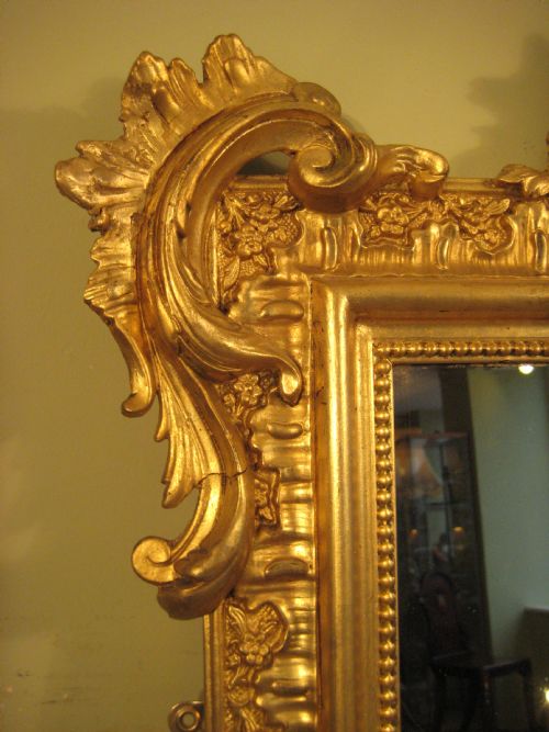 FRENCH GILT MIRROR - ADDITIONAL PHOTO 4