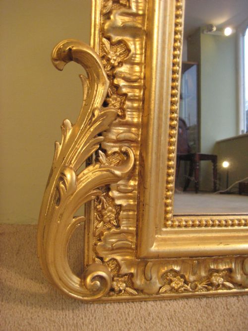 FRENCH GILT MIRROR - ADDITIONAL PHOTO 6