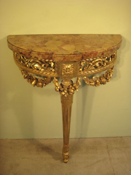 GILT CONSOLE TABLE - ADDITIONAL PHOTO 1
