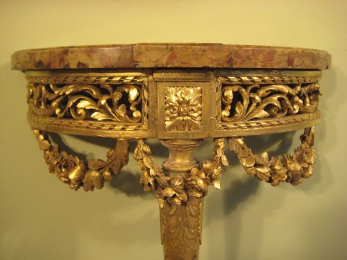 GILT CONSOLE TABLE - ADDITIONAL PHOTO 3