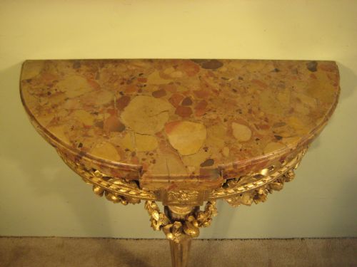 GILT CONSOLE TABLE - ADDITIONAL PHOTO 6