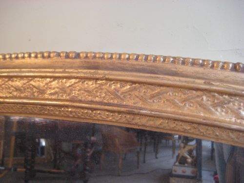GILT ARCH TOP OVERMANTEL - ADDITIONAL PHOTO 2
