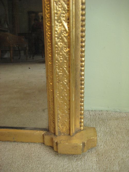 GILT ARCH TOP OVERMANTEL - ADDITIONAL PHOTO 3