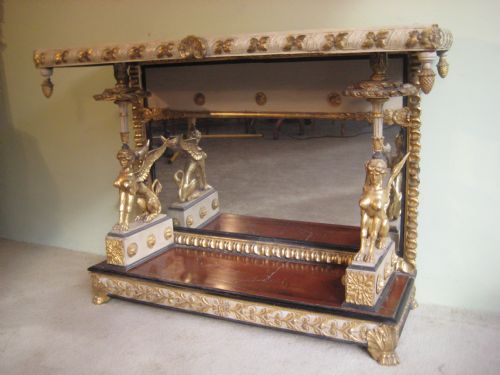 neoclassical console table - CATEGORY: ANTIQUE TABLES - DATED 1880