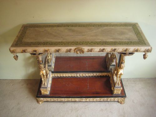 NEOCLASSICAL CONSOLE TABLE - ADDITIONAL PHOTO 11