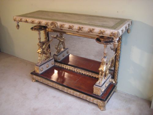NEOCLASSICAL CONSOLE TABLE - ADDITIONAL PHOTO 13