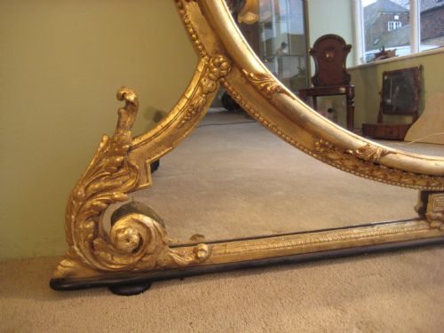 GILT OVERMANTEL - ADDITIONAL PHOTO 5