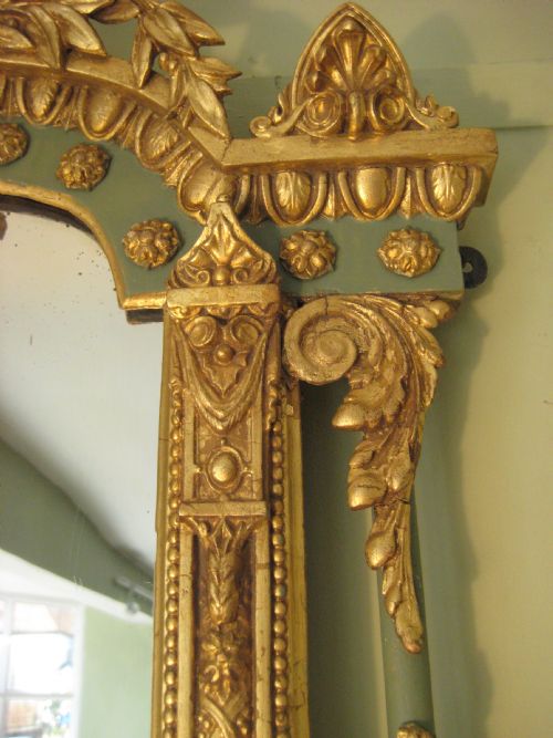 PAINTED AND PARCELGILT BRACKET MIRROR - ADDITIONAL PHOTO 5