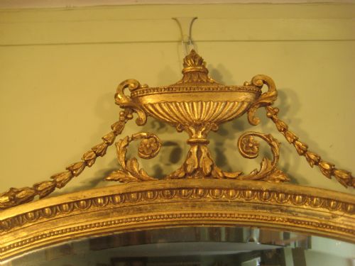 GILT ADAMS STYLE MIRROR - ADDITIONAL PHOTO 1